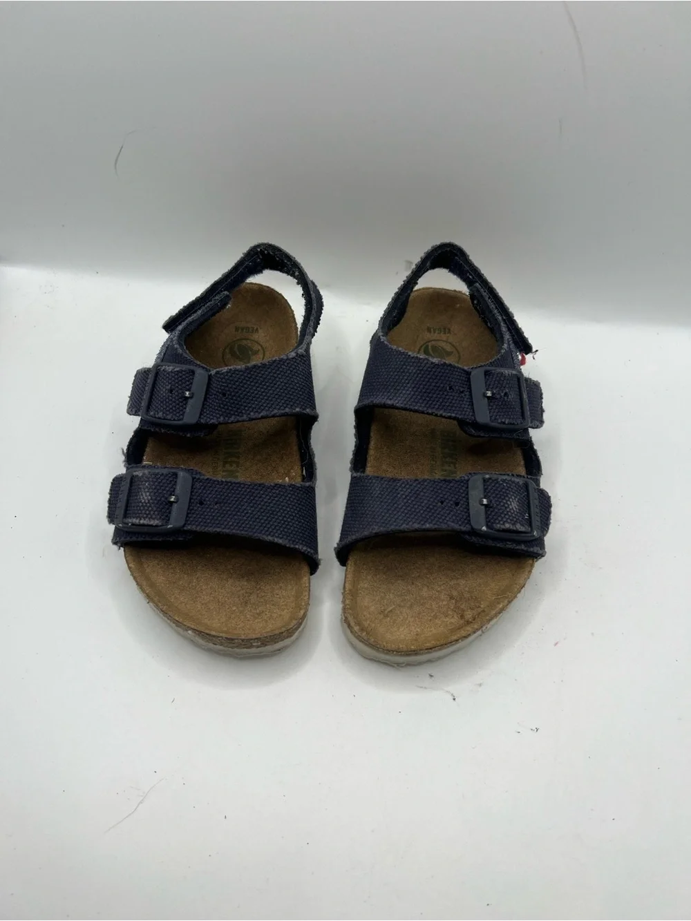 Birkenstock Navy Kids Double-Strap Open-Toe Sandals